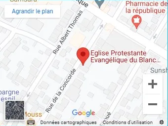 Carte googlemaps EPE Blanc Mesnil